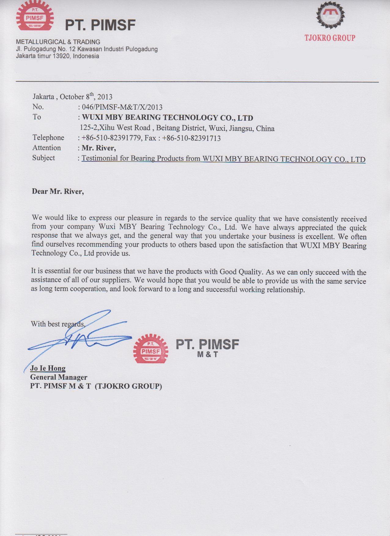 048 Official Letter for Wuxi MBY Bearing.JPG