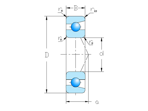 Single Row Angular Contact Ball Bearings - Buy Angular contact