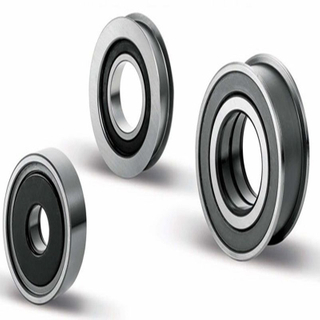 Mast Rollers - Single Row Deep Groove Ball Bearing Type With Crowned Outer Ring